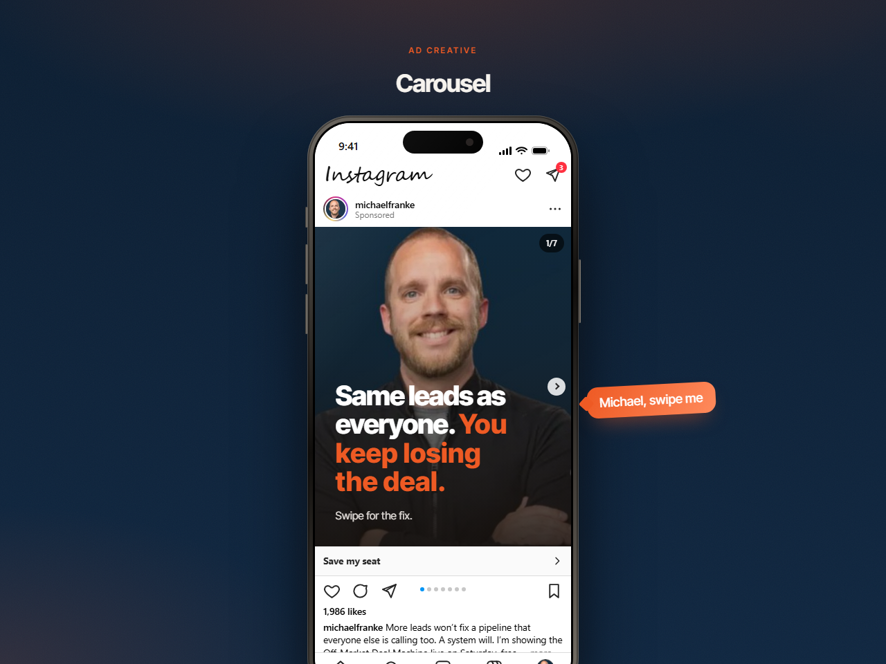Carousel preview