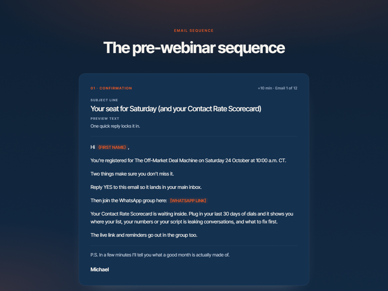 Pre-webinar preview