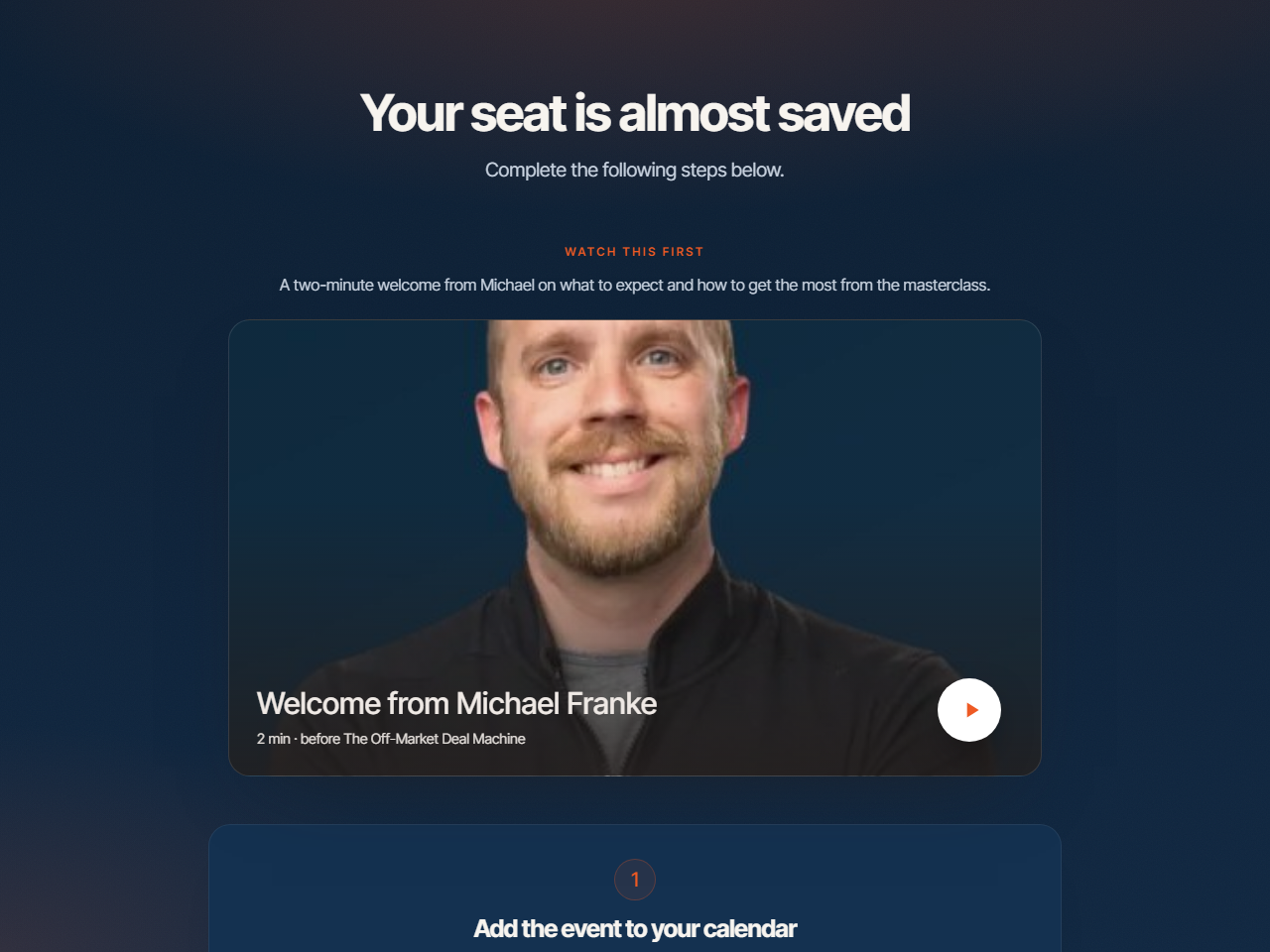 Thank-you page preview